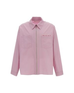 Marni Zipped Shirt - Pink