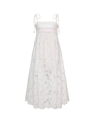Celiab Lola Midi Dress - White