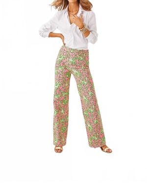 Lilly Pulitzer Ellamarie Stretch Pant - White