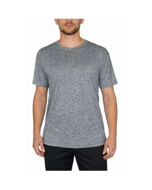 Galaxy By Harvic Galaxy Kick Start Gear Short Sleeve Moisture-Wicking Quick Dry Performance Crew Neck Tee - Gray