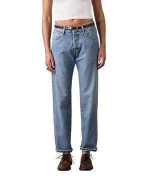 NSF Owen Slouchy Straight Jean - Blue