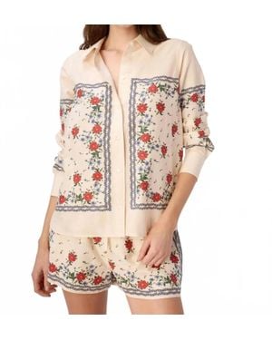 Cami NYC Rafella Silk Cotton Top - Pink
