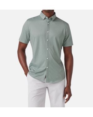 Mizzen+Main Halyard Short Sleeve Dress Shirt - Gray