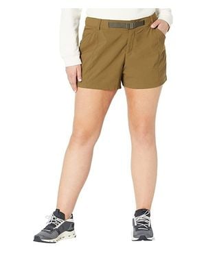 The North Face Paramount Shorts Flat Front Belted Waist Erk1667 - Green