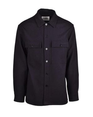 Jil Sander Virgin Wool Shirt - Blue