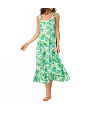 Lilly Pulitzer Dwyer Midi Dress - Green