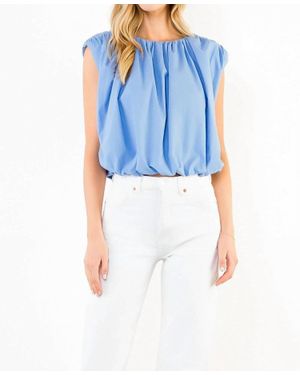 Thml Collins Bubble Top - Blue