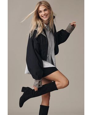 Silent D Block-Heel Knee-High Boots - Black