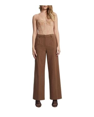 Bardot Fleur Lace Bodysuit - Brown