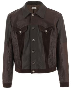 Versace Leather Jacket - Black
