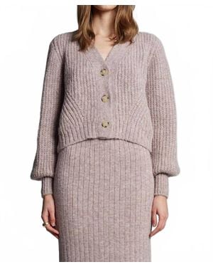 Eleven Six Sara Blouson Sleeves Cardigan - Gray