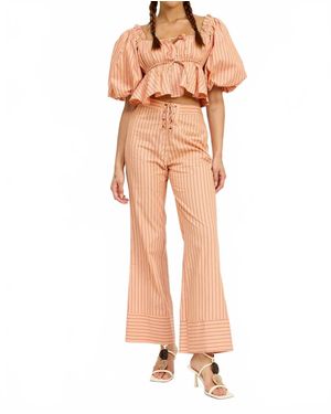 JACQUIE THE LABEL Kelsey Square Neckline Blouse - Multicolor