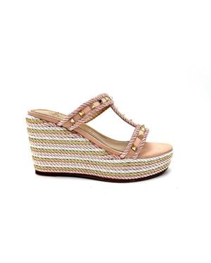 Exe' Valeria Wedge Sandal - White
