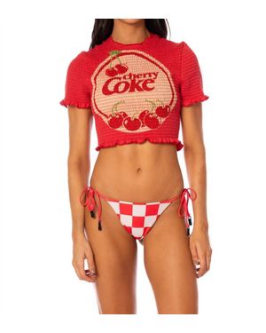 Maaji Nerina Crop Top - Red