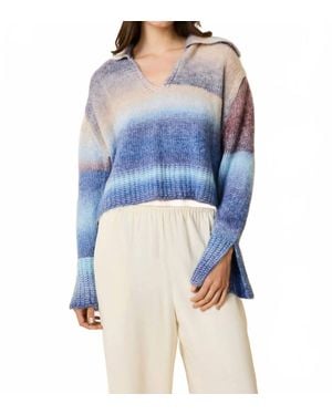 Solid & Striped Lola Pullover Sweatshirt - Blue