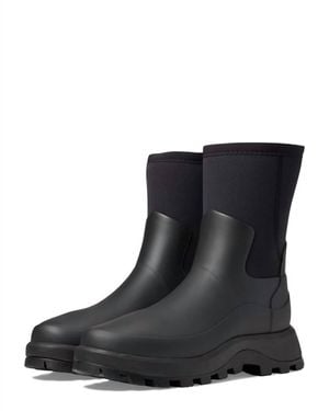 HUNTER City Explorer Short Rain Boot - Black