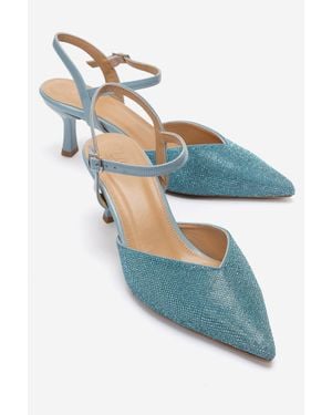 Prologue Shoes Nivora Stiletto Pump - Blue