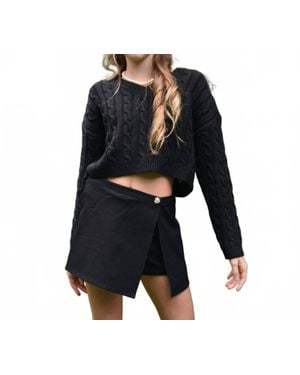 Theme Girl's Dani Heart Skort - Black