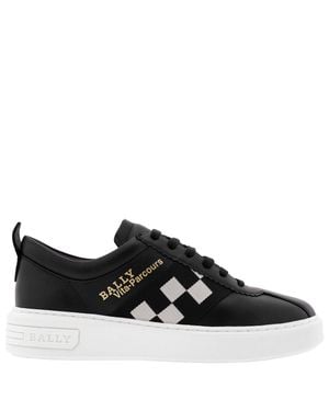 Bally Lift Vita Parcours Low-Top Sneakers, Brand Size 5 Us Size 6 - Black