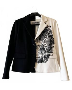 Libertine Flower Garland Jacket - Black