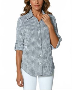 J'Envie/Eli Semana Button-Down Shirt - Blue