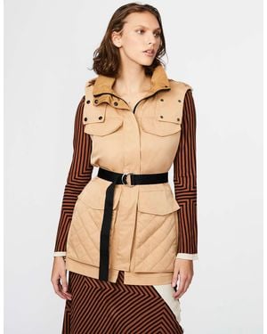 Bernardo Cargo Safari Vest - Natural