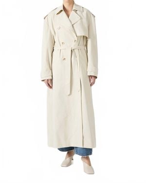 Third Form Transit Trench Coat - White