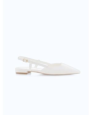 Billini Iver Pointed Flats - White