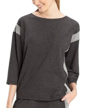 Natori Active Chi French Terry Top - Gray