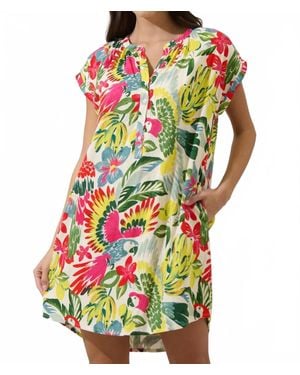 Sugarlips Paradiso Shift Mini Dress - Green