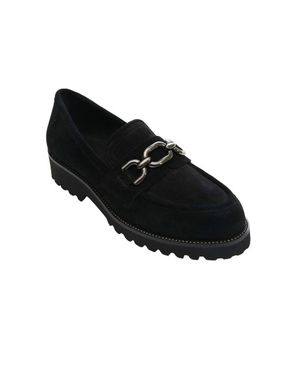 Vaneli Zeus Chain Loafer - Black