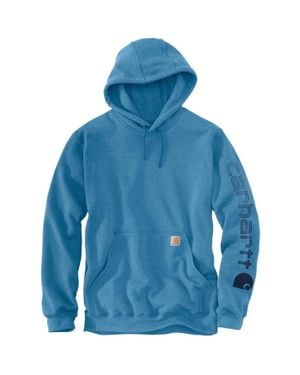 Carhartt Hoodie Horizon Graphic Long Sleeve Loose Fit Workwear Jax1747 - Blue
