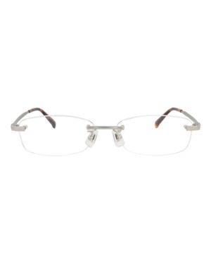 dunhill Square-Frame Titanium Optical Frames - Metallic