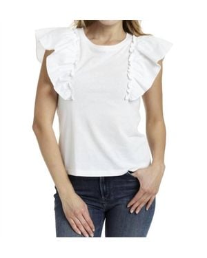 Drew Sloane Top In White