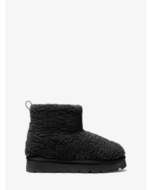 Michael Kors Outlet Winnie Faux Shearling Boot - Black