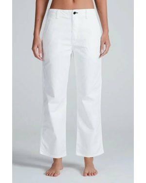 ASKK NY Tomboy Twill Pants - White