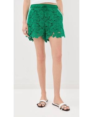 Jonathan Simkhai Holly Lace Short - Green