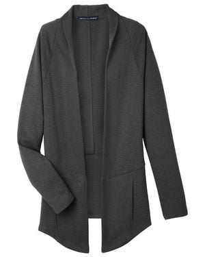 Devon & Jones New Classics Charleston Cardigan - Gray