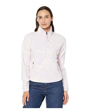 The North Face Tka Attitude Jacket Fog 1/4 Zip Fleece Red132 - White