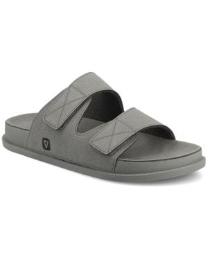 Vance Co. Vance Orlando Comfort Adjustable Strap Slide-In Sandal - Black