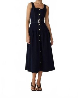 JS71 Alesia Midi Dress - Blue