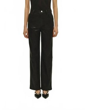 Elodie Bruno Ditto Vegan Leather Pants - Black