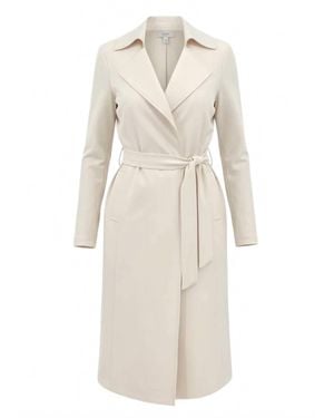 Iris Setlakwe Matte Jersey Trench Coat - Natural