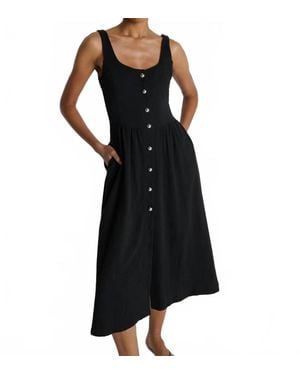 Nation Ltd Laurel Midi Dress - Black