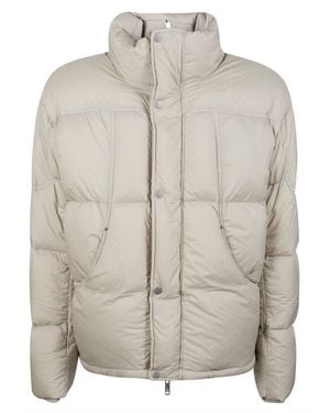 Moose Knuckles Everest Horizontal Quilted Down Jacket - Gray