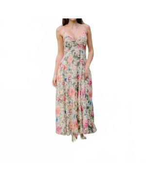 LOVE THE LABEL Fiorella Maxi Dress - Brown