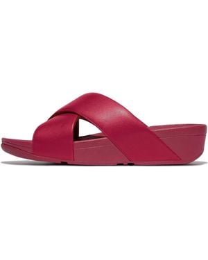 Fitflop Lulu Cross Slide Sandal - Black