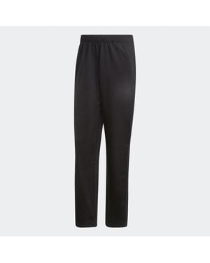 adidas Primegreen Essentials Warm-Up Open Hem 3-Stripes Track Pants - Black