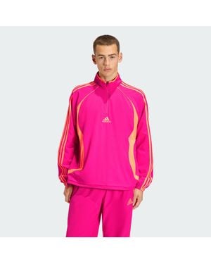 adidas Teamgeist Half Zip Sweatshirt - Pink