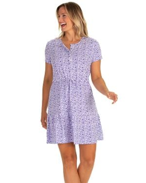 Duffield Lane The Dina Dress - Purple